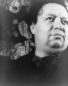 Porträt Diego Rivera.
